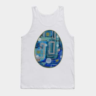 Art Acrylic artwork abstract Easter Egg Tank Top